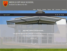 Tablet Screenshot of meolscophighschool.co.uk